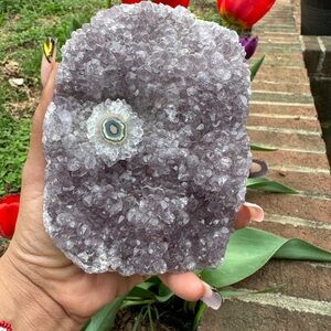Purple Amethyst with Unique Center